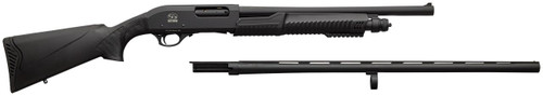 Chiappa 301 Field / Tactical 12 Gauge - 18.5" Barrel / 28" Barrel Combo - 3" Chamber - Black
