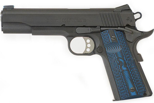 Colt Competition 45 ACP - Black / Blue - 8 Round