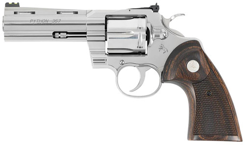 Colt Python Target 357 Magnum - 4.25" Barrel - Stainless / Walnut - 6 Shot