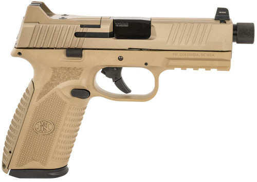 FN 510 Tactical 10mm - Optics Ready - 4.71" Threaded Barrel - 22 Round - FDE