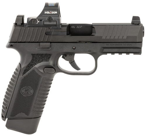 FN 545 MRD 45 ACP - Holosun 407C Red Dot - Black - 15 Round