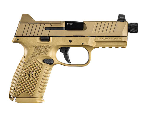 FN America 509 Midsize 9mm - 4.5" Threaded Barrel - FDE - 24 Round