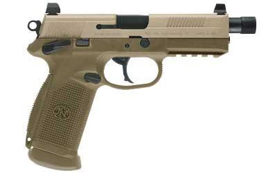 FNH FNX-45 Tactical 45 ACP - Manual Safety - Night Sights - FDE - 15 Round