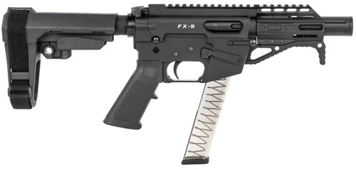 Freedom Ordnance FX-9 9mm - 4" Threaded Barrel - SBA3 Pistol Brace - 31 Round