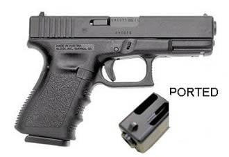 Glock 19 Gen 3 Ported 9mm - 4.02" Ported Barrel - TALO Exclusive - Black - 15 Round