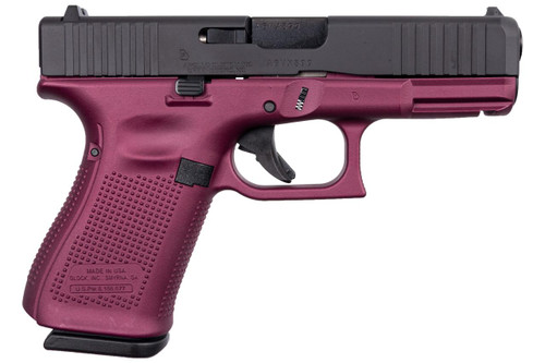 Glock 19 Gen 5 9mm - 4.02" Barrel - Black Cherry - 15 Round