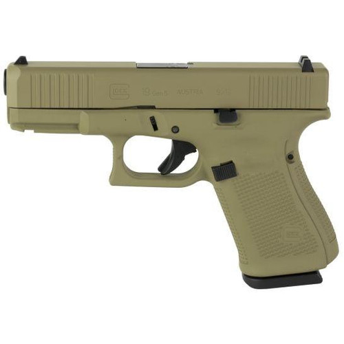 Glock 19 Gen 5 9mm - 4" Barrel - Coyote - 15 Round