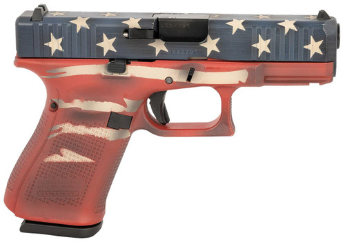 Glock 19 Gen 5 9mm - American Flag - 15 Round