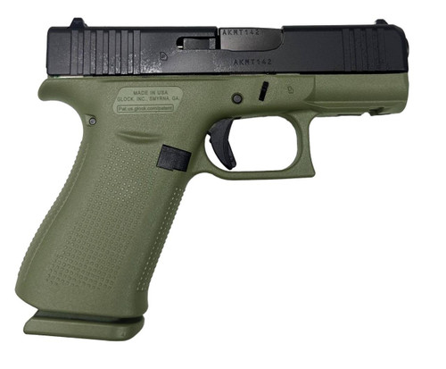 Glock 43X 9mm - 3.6" Barrel - Battlefield Green - 10 Round