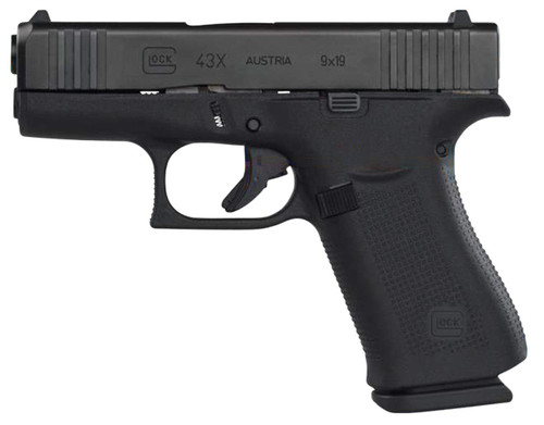 Glock 43X 9mm - Black - 10 Round