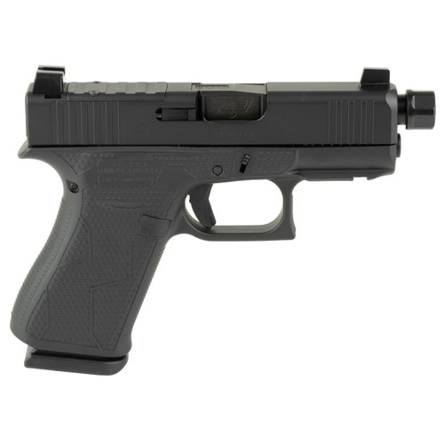 Glock 43X Blackout #2 9mm - 3.41" Threaded Barrel - Optics Ready - 10 Round