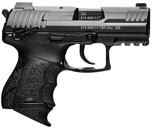 H&K P30SK Subcompact 9mm - 3.27" Barrel - Night Sights - Black - 15 Round