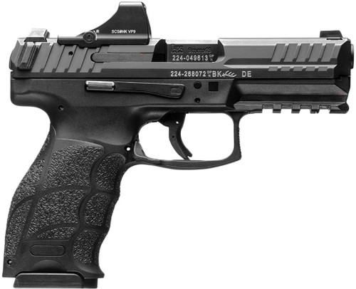 H&K VP9 9mm - 4.09" Barrel - Includes Holosun SCS Red Dot - Black - 17 Round