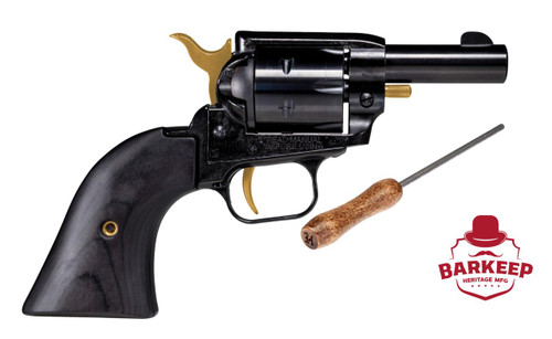 Heritage Barkeep 22 LR - Black / Gold - 6 Shot