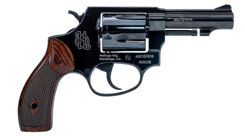 Heritage Roscoe 38 Special - 3" Barrel - Black / Wood - 5 Shot