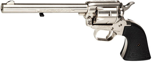 Heritage Rough Rider 22 LR - 6.5" Barrel - Nickel / Black - 6 Round