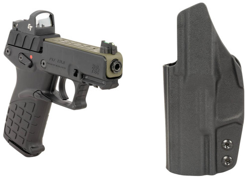 Kel-Tec P17 22 LR - Crimson Trace Red Dot - Threaded Barrel - OD Green / Black - 15 Round