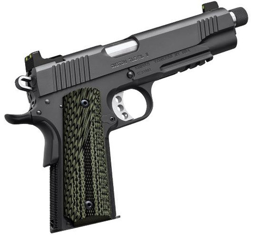 Kimber Custom TLE/RL II 9mm - 5.5" Threaded Barrel - Night Sights - Black / Green - 9 Round