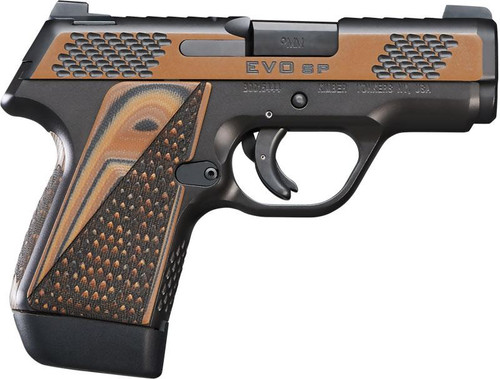 Kimber EVO Raptor Collector's Edition 9mm - 3.16" Barrel - Night Sights - Black / Tan - 7 Round