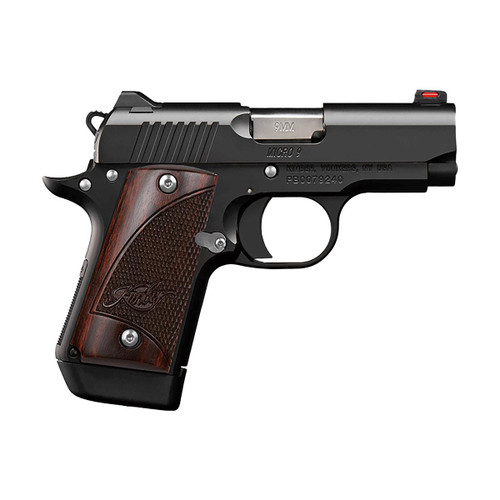 Kimber Micro 9 RTC 9mm - Night Sights - Black / Wood - 7 Round