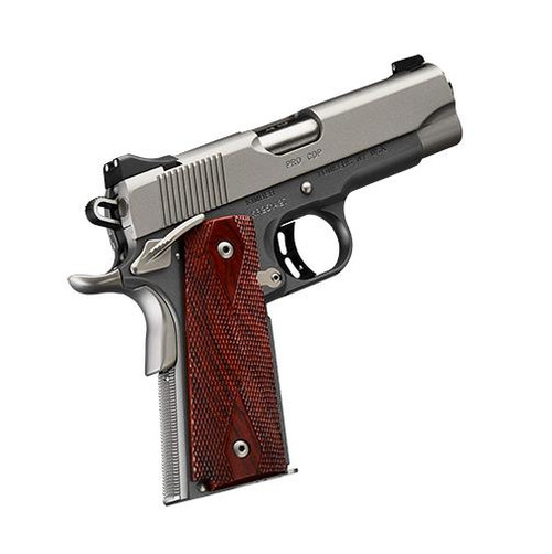 Kimber Pro CDP 45 ACP - 4" Barrel - Night Sights - Stainless Steel / Rosewood - 7 Round