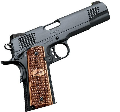 Kimber Raptor II 45 ACP - Black / Zebrawood - 8 Round