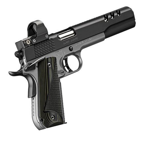 Kimber Super Jagare 10mm - Leupold DeltaPoint Pro - 6" Barrel - Black / Wood - 8 Round