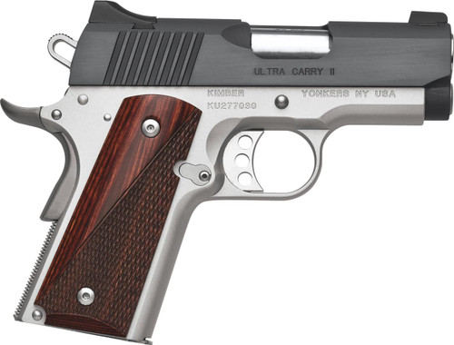 Kimber Ultra Carry II 9mm - 3" Barrel - Black / Stainless Steel / Rosewood - 8 Round
