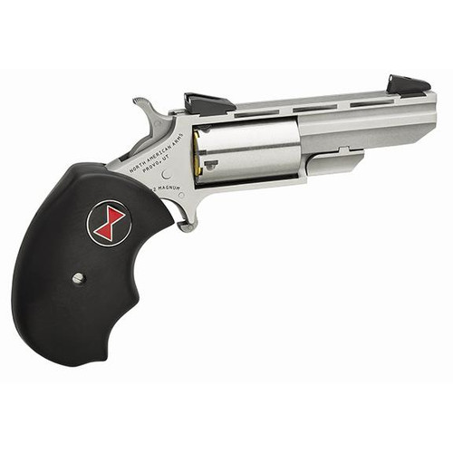 North American Arms Black Widow 22 LR - 2" Barrel - Stainless / Black - 5 Shot
