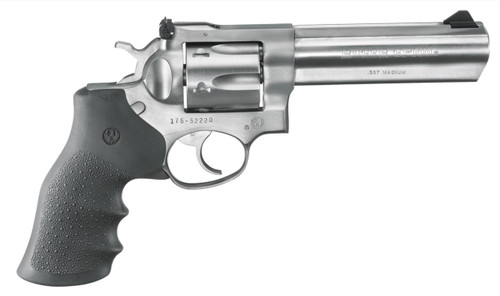 Ruger GP100 357 Magnum - 5" Barrel - Stainless / Black - 6 Shot