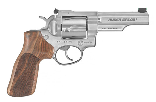 Ruger GP100 Match Champion 357 Magnum - 4.2" Barrel - Stainless Steel / Wood - 6 Shot