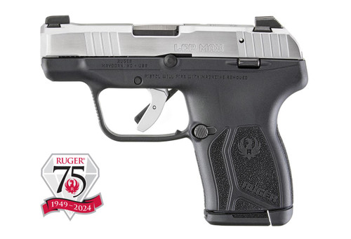 Ruger LCP Max 75th Anniversary 380 ACP - 2.8" Barrel - Black / Stainless - 10 Round