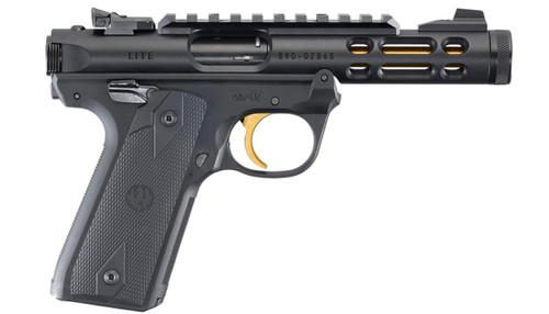 Ruger Mark IV 22/45 LITE 22 LR - Black / Gold - 10 Round