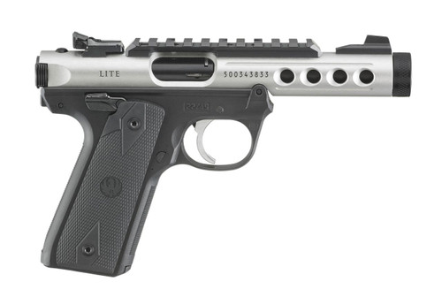 Ruger Mark IV 22/45 Lite 22 LR - 4.40" Threaded Barrel - Black / Stainless - 10 Round