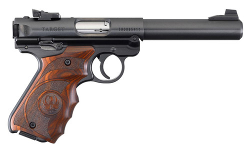 Ruger Mark IV Target 22 LR - Black / Wood - 10 Round