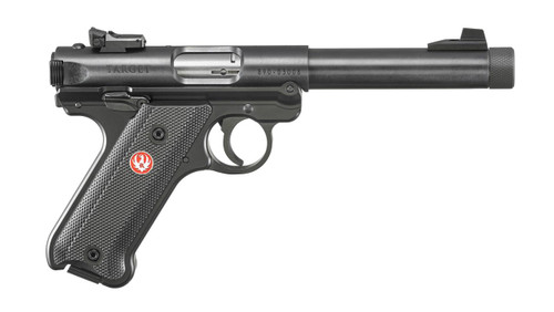 Ruger Mark IV Target 22 LR - Threaded Barrel - Black - 10 Round