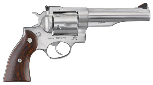 Ruger Redhawk 44 Magnum - 5.5" Barrel - Hardwood / Stainless Steel - 6 Shot