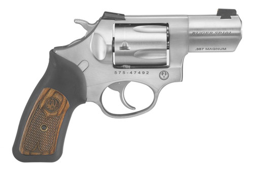 Ruger SP101 357 Magnum - 2.25" Barrel - Wood / Stainless - 5 Shot