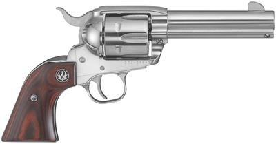 Ruger Vaquero 45 Colt - 4.625" Barrel - Stainless / Wood - 6 Shot