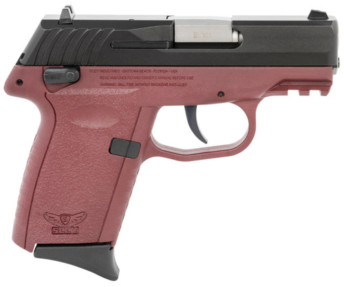 SCCY CPX-1 Gen 3 9mm - 3.1" Barrel - Crimson Red - 10 Round