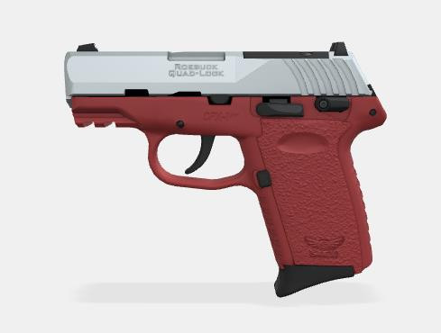 SCCY CPX-1 Gen 3 9mm - 3.1" Barrel - Crimson Red / Stainless - 10 Round