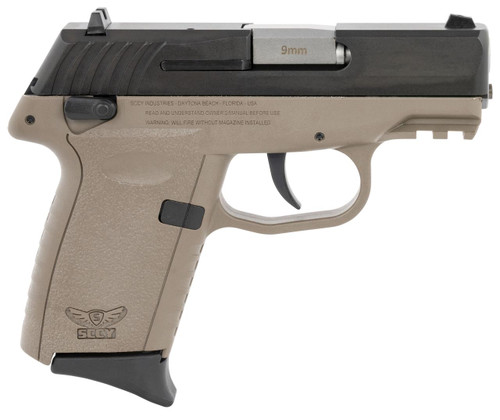 SCCY CPX-1 Gen 3 9mm - 3.1" Barrel - FDE - 10 Round