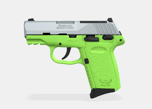 SCCY CPX-1 Gen 3 9mm - 3.1" Barrel - Lime Green / Stainless - 10 Round