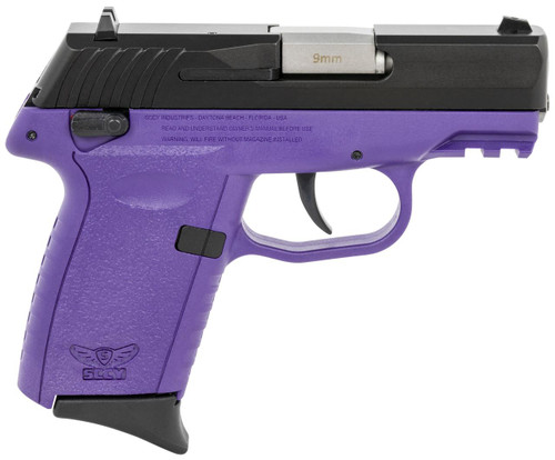 SCCY CPX-1 Gen 3 9mm - 3.1" Barrel - Purple - 10 Round