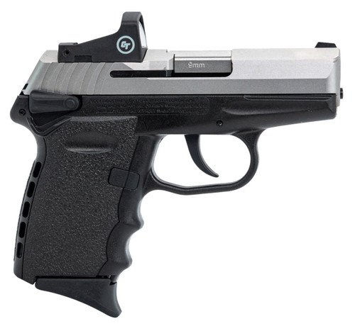 SCCY CPX-1 RD 9mm - Black / Stainless - Crimson Trace Red Dot - 10 Round