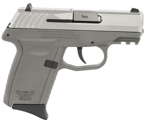 SCCY CPX-2 9mm - 3.1" Barrel - Gray / Stainless - 10 Round
