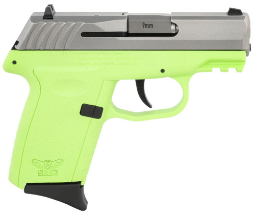 SCCY CPX-2 Gen 3 9mm - 3.1" Barrel - Lime Green - 10 Round