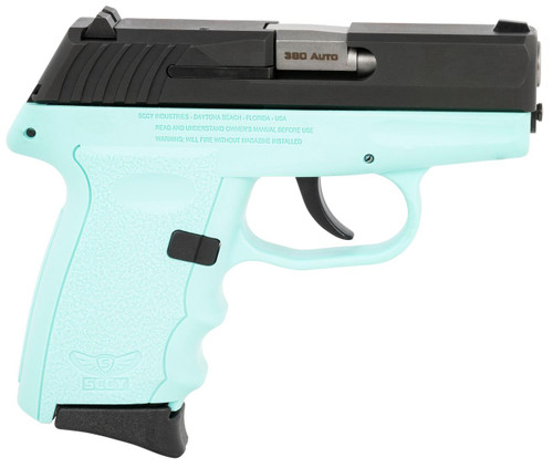 SCCY CPX-3 380 ACP - Cyan / Black - 10 Round