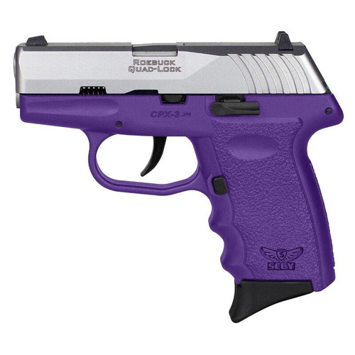 SCCY CPX-3 380 ACP - Purple / Stainless - 10 Round