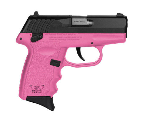 SCCY CPX-4 380 ACP - 2.96" Barrel - Pink / Black - 10 Round